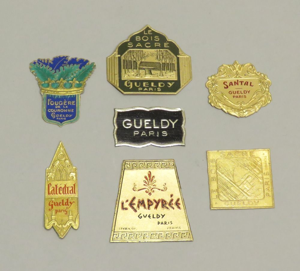 Null Lot d’étiquettes Gueldy, dont « L’empyrée », 2 étiquettes « Le bois sacré »&hellip;