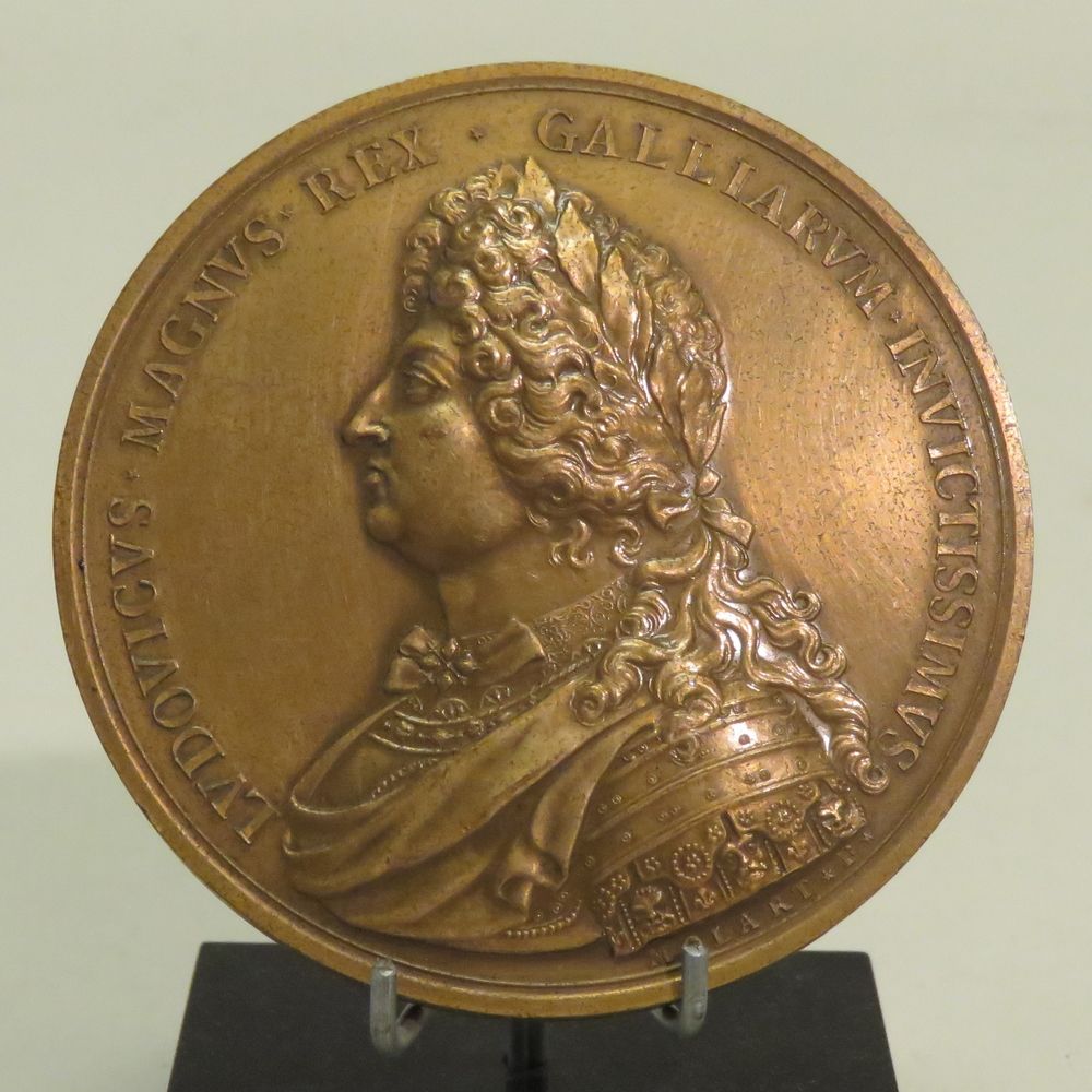 Null D'après MOLART F. Médaille/presse-papiers en bronze "Ludovicus magnus-Colvi&hellip;