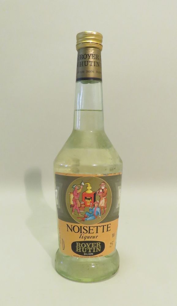 Null Noisette Liqueur, Royer Hutin, Dijon. 1 Flacon de 70 cl.