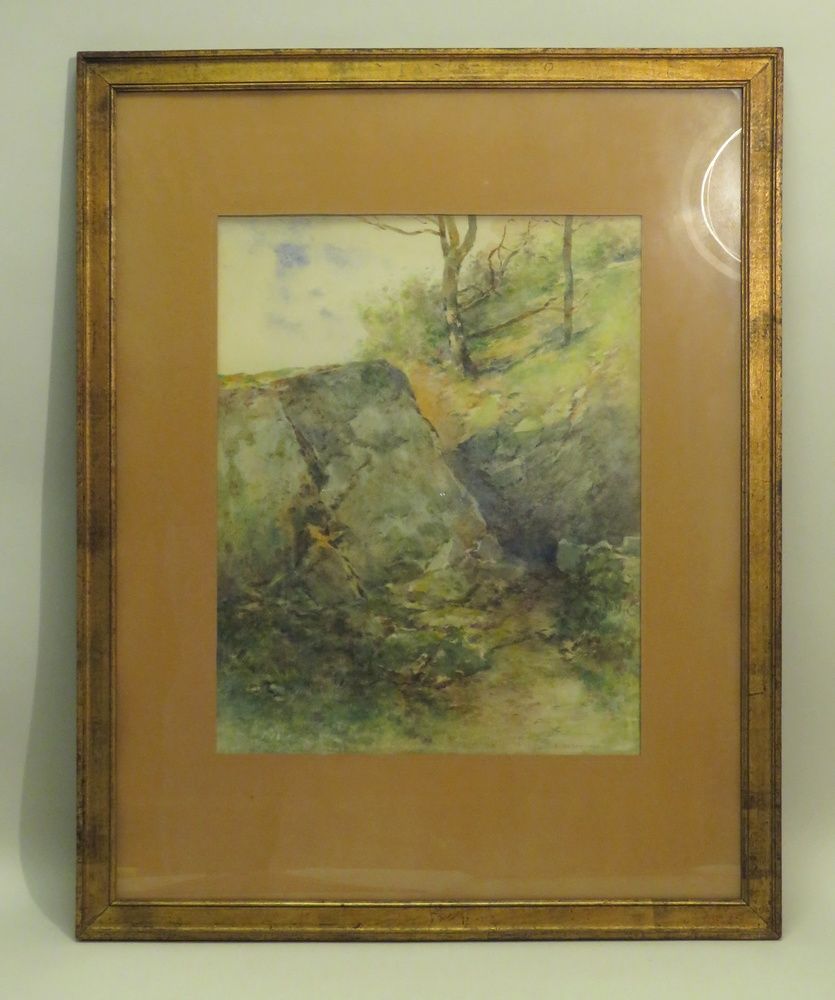 Null E. PETRUCCI (XXème). Paysage. Aquarelle sur papier, signée en bas à droite.&hellip;