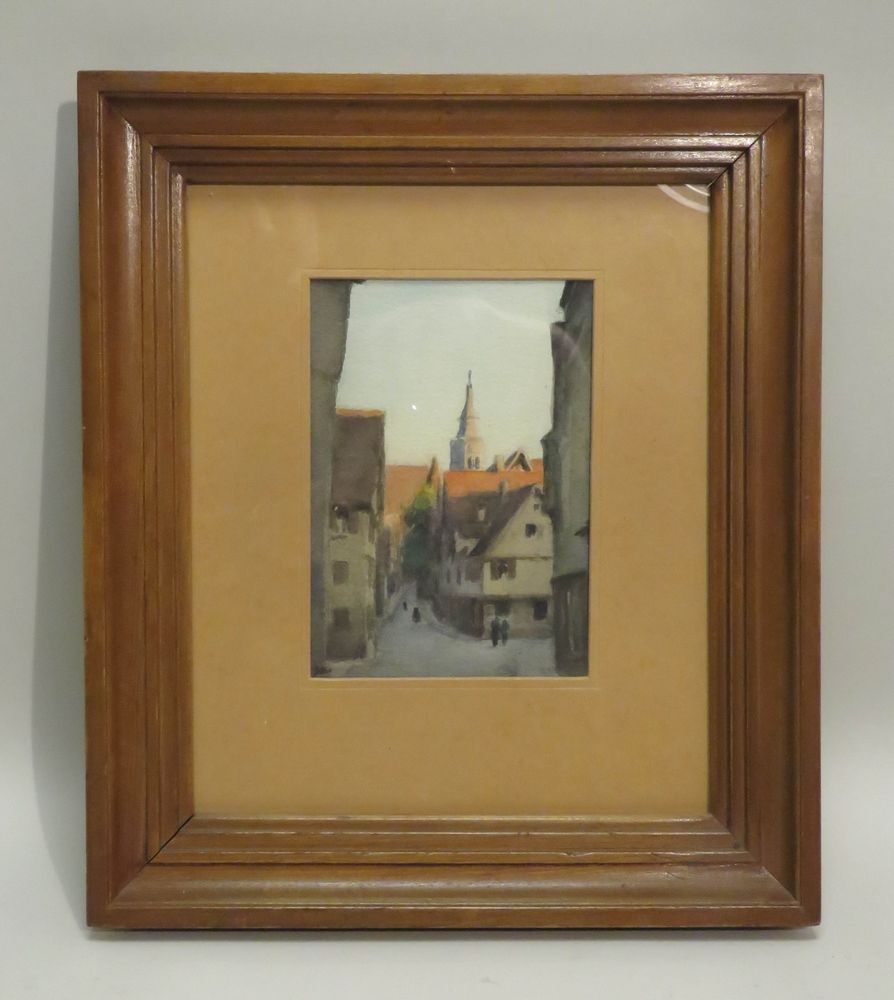 Null Jean-Charles-Adrien DOLLFUS (1891-1983). Village de Tübingen, Allemagne, 19&hellip;