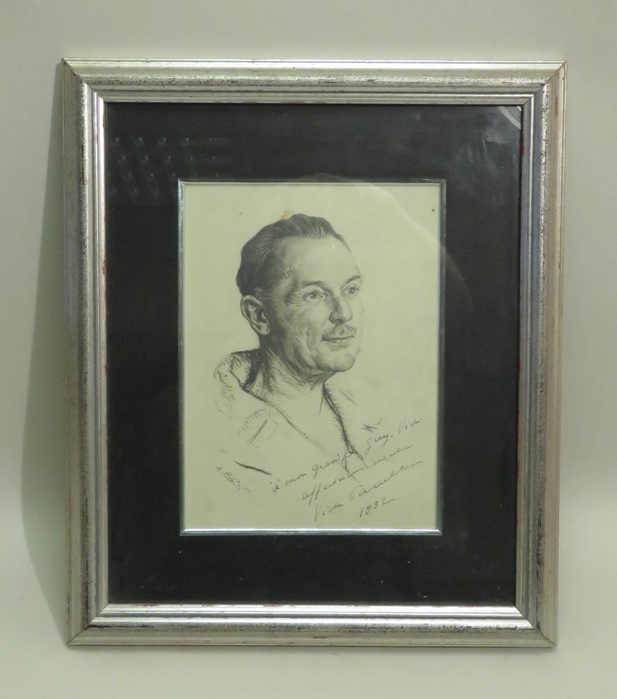 Null Aarón BILIS (1893-1971). Portrait de Victor PAUCHET (1869-1936), 1932. Lith&hellip;