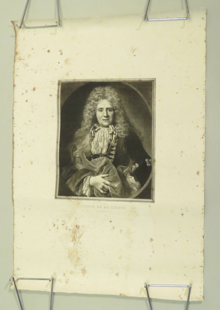 Null D'après Nicolas DE LARGILLIERE (1656-1746). Le Comte De La Châtre. Eau-fort&hellip;