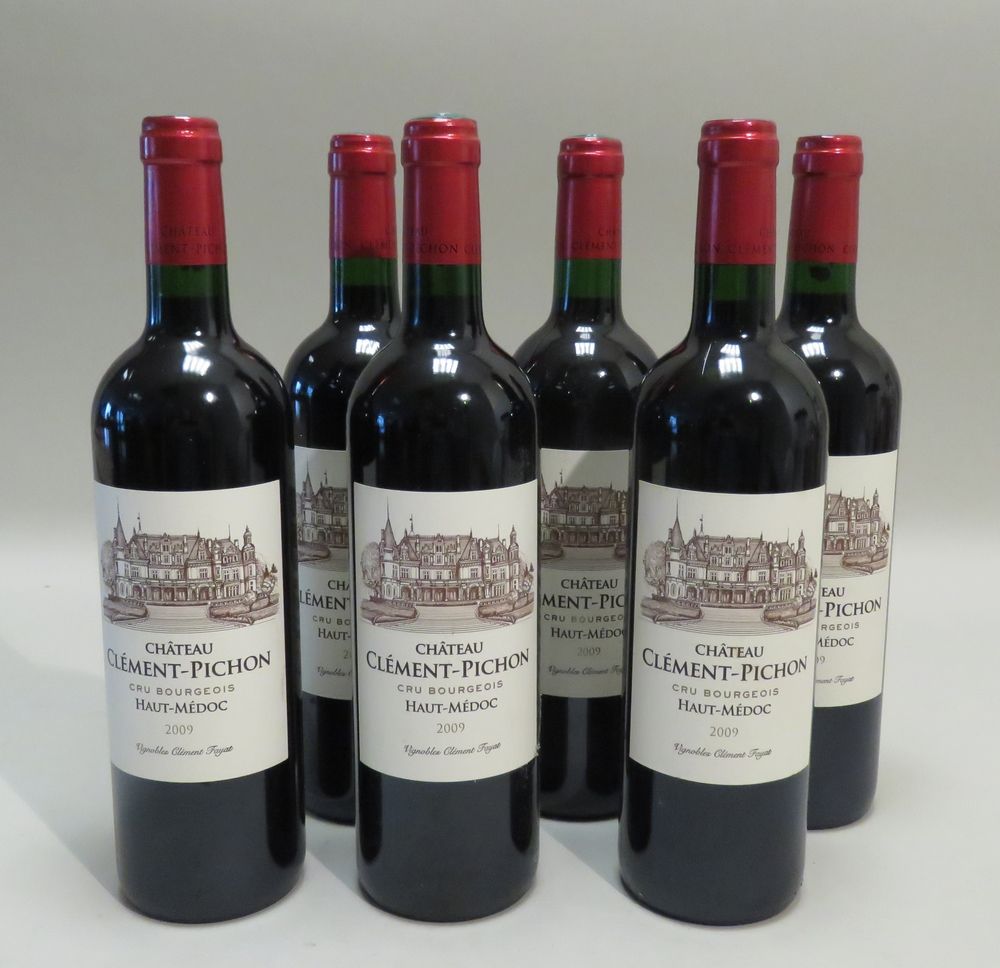 Null Château Clément-Pichon, Cru Bourgeois, Haut-Médoc, millésime 2009. 6 BTLS (&hellip;