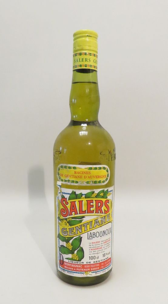 Null Gentiane, Salers, Labounoux; Liqueur. 1 Flacon de 100 cl.