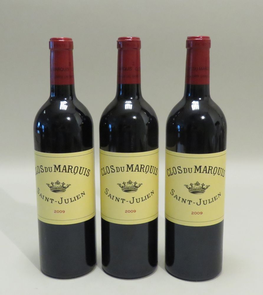 Null Clos du Marquis, Saint-Julien, 2009年份。3 BTLS (Niv. Good).