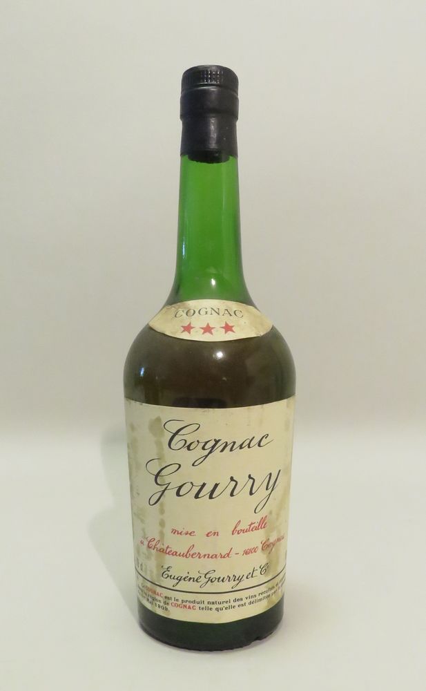 Null Cognac Gourry, 3 étoiles, Eugène Gourry & Cie. Flacon de 70 cl.