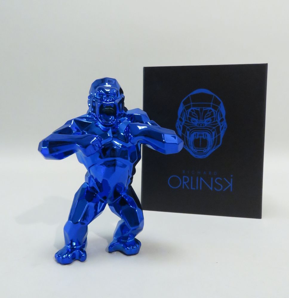 Null Richard ORLINSKI (né en 1966). "Kong" (Blue Edition), 2020. En résine. Edit&hellip;