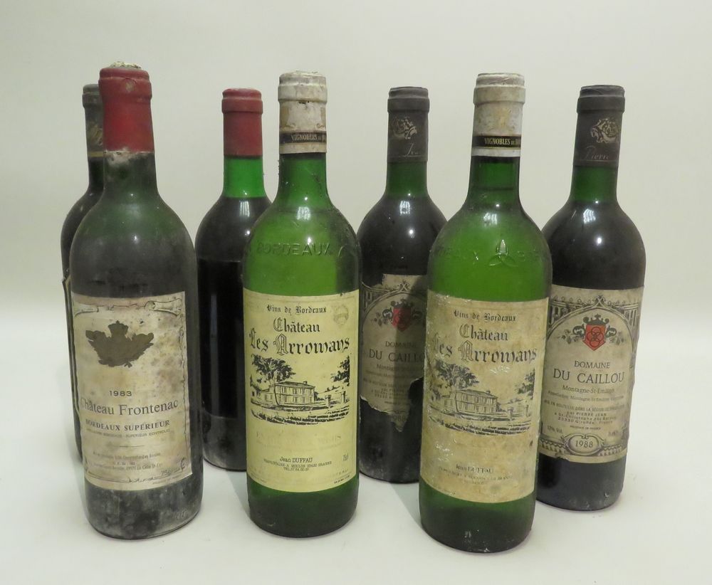 Null 一批7件BTLS，包括:La Gravière酒庄，圣埃米利永特级酒庄，1986年份。1个BTL（BG级；脏/滥用礼仪）；-Domaine Du Ca&hellip;
