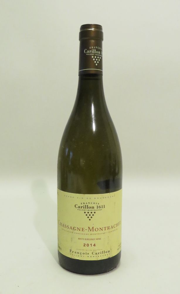 Null Chassagne-Montrachet，François Carillon，白葡萄酒，勃艮第，2014年份。1 BTL (Niv. Bon).