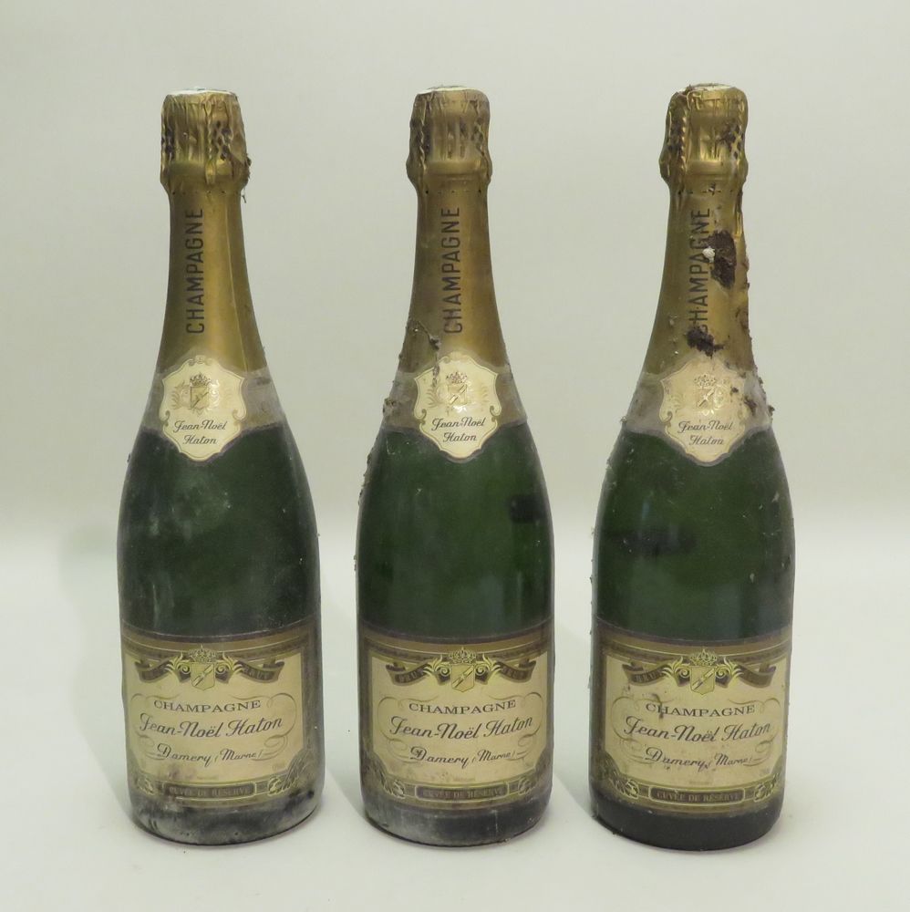 Null Champagne Jean-Noêl Haton, non vintage. 3 BTLS.