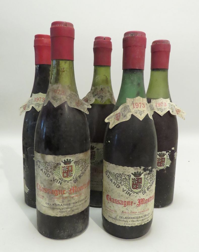 Null Chassagne-Montrachet, Delagrange-Bachelet, Blanc, Bourgogne, millésime 1973&hellip;