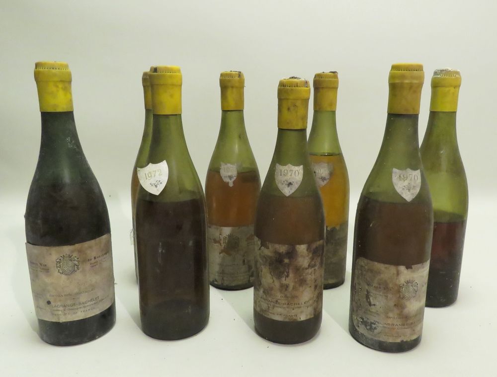 Null 一批8件BTLS，包括:Chassagne-Montrachet, Delagrange-Bachelet, White, Burgundy, vin&hellip;