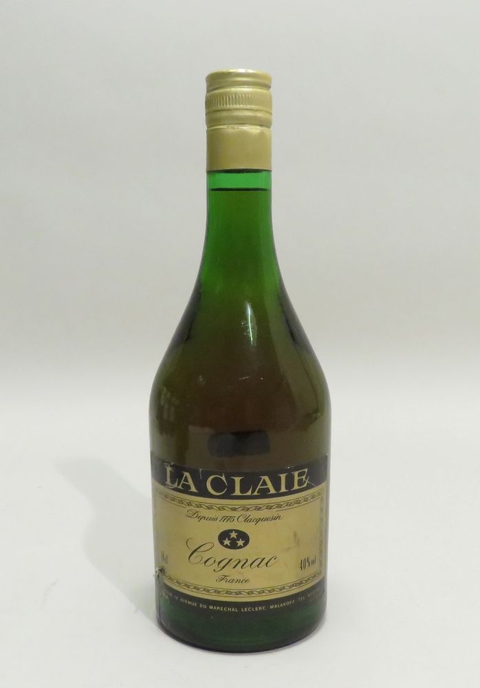 Null Cognac, La Claie, 3 Sterne. 1 Flasche mit 70 cl.