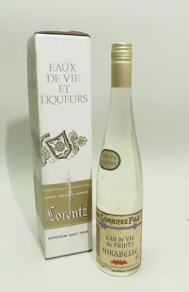 Null 果子水，米拉贝尔，大选，Jérôme Lorentz Fils.1瓶，70cl，一盒。