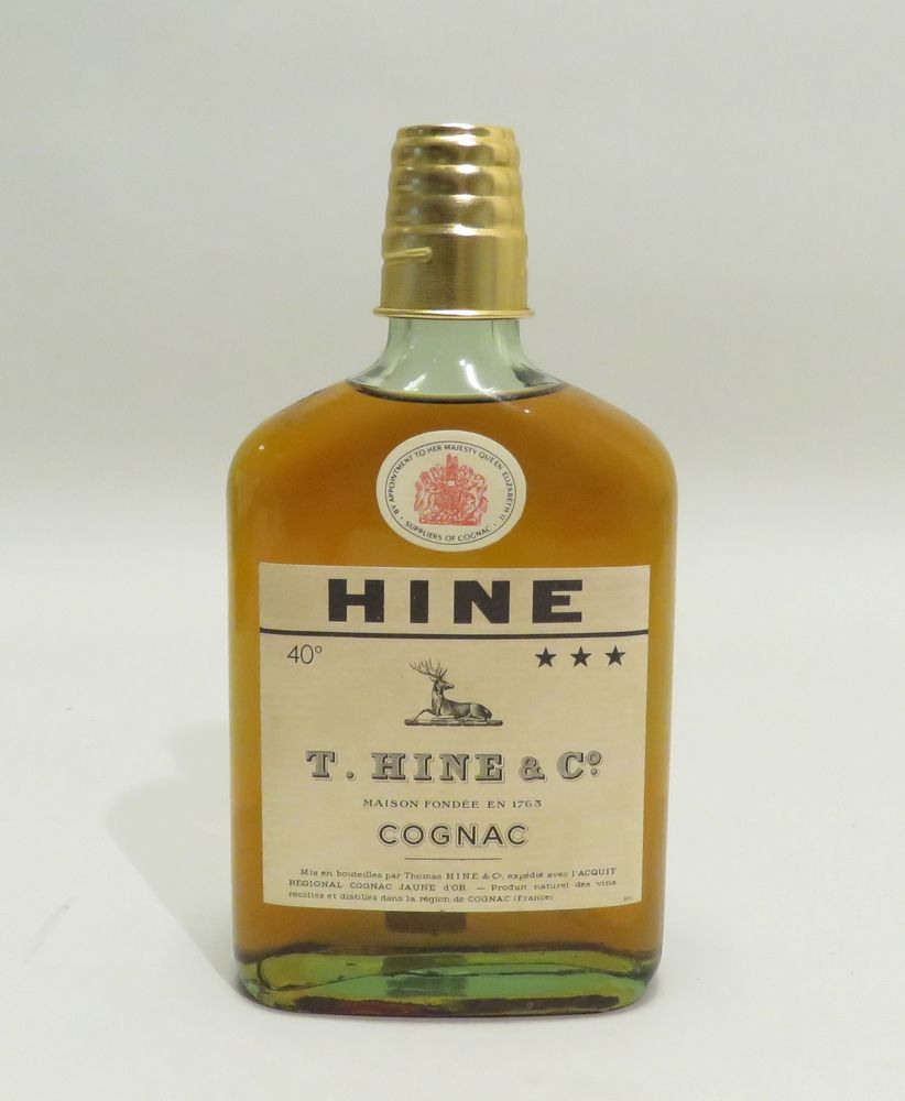 Null Cognac Hine & Cie, 3 étoiles. 1 Flacon.
