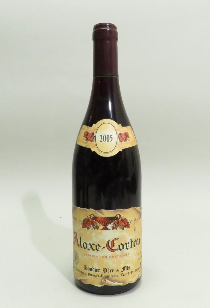 Null Aloxe-Corton, Boudier Père & Fils, Bourgogne, millésime 2005. 1 BTL (Niv. B&hellip;