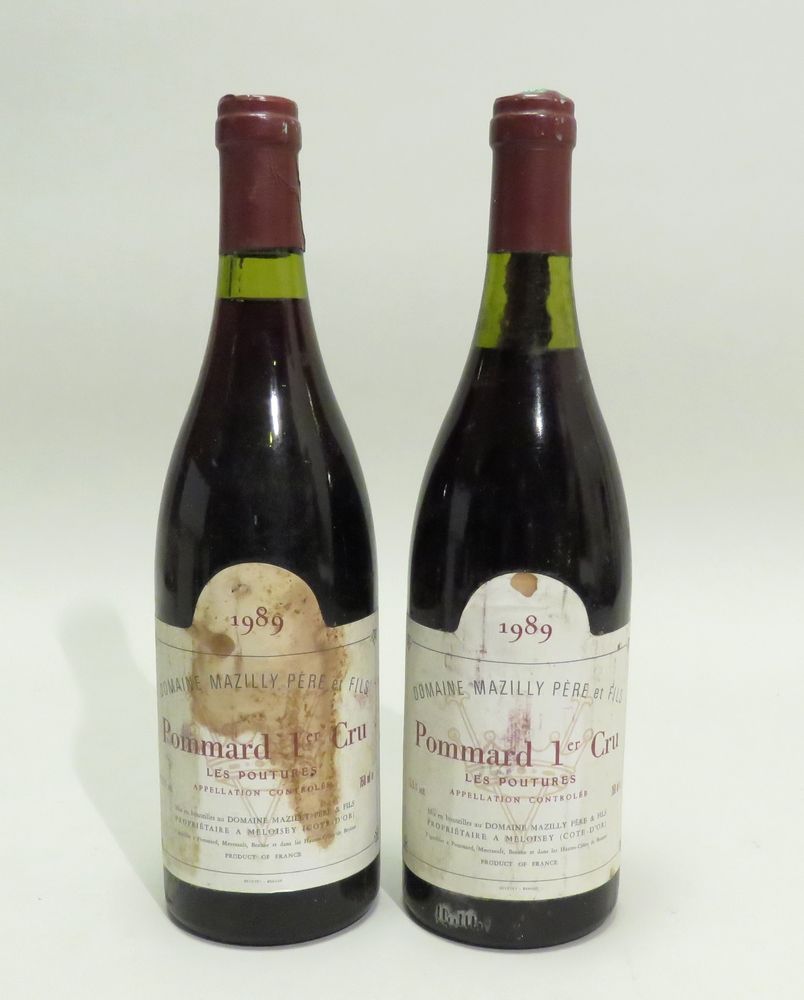 Null Pommard 1er Cru, Les Poutures, Domaine Mazilly Père & Fils, Burgundy, 1989 &hellip;