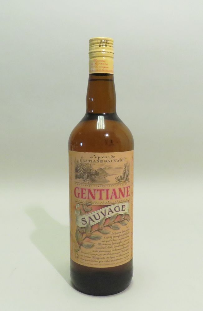 Null Gentiane Sauvage, Liqueur. 1 Flacon de 100 cl.
