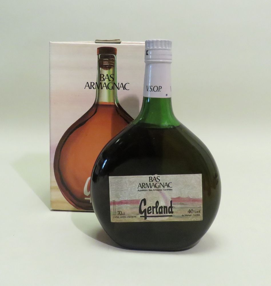 Null Bas Armagnac, Gerland, V.S.O.P. . 1 botella de 70 cl en una caja de cartón.