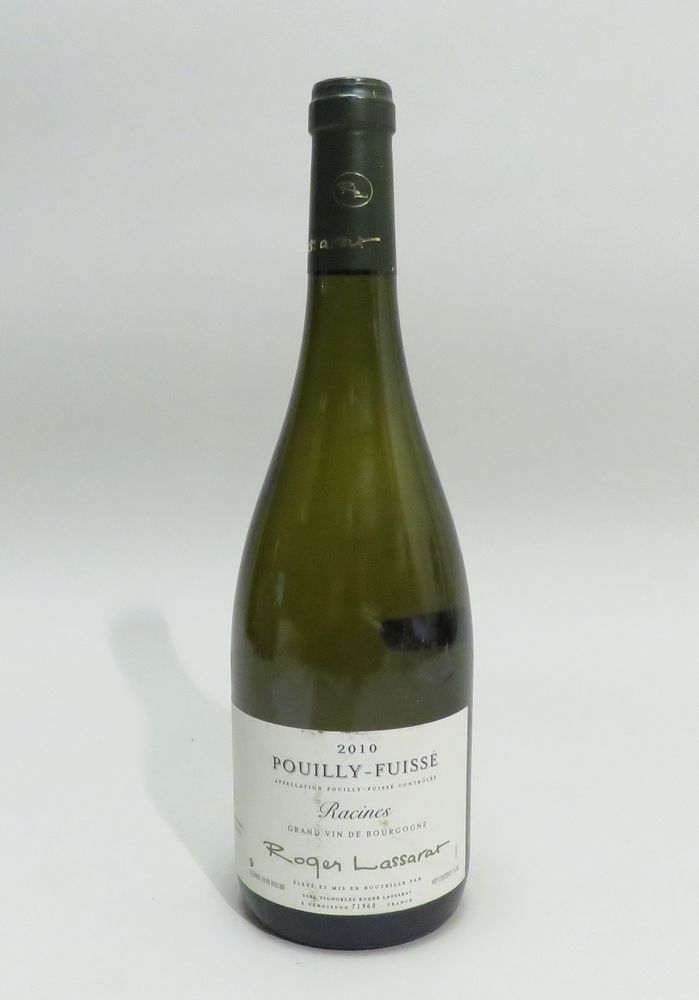 Null Pouilly-Fuissé, Racines, Roger Lassarat, Blanc, Bourgogne, millésime 2010. &hellip;