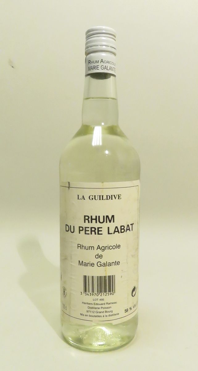 Null Rhum du Père Labat, Rhum Agricole de Marie Galante, La Guildive. 1 Flacon d&hellip;