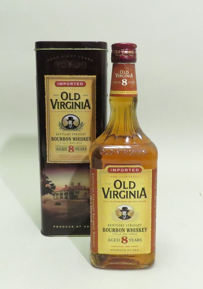 Null Old Virginia, Bourbon Whiskey, 8 ans d'âge, USA. 1 Flacon de 70 cl en coffr&hellip;