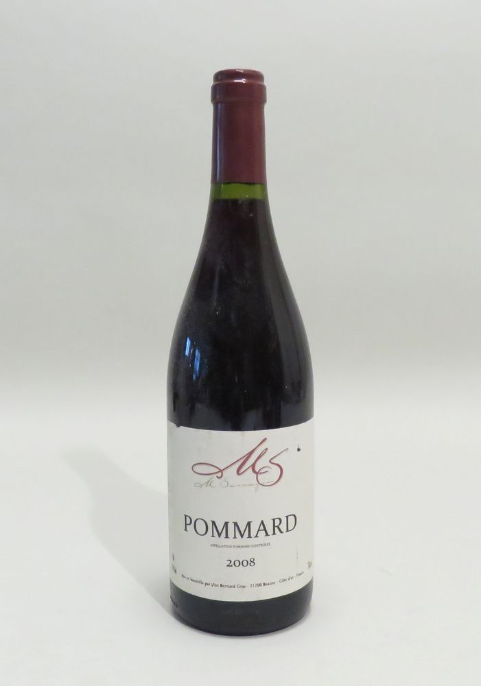 Null Pommard, Burgundy, 2008 vintage. 1 BTL (Niv. BG; etiq. Dirty/abused).