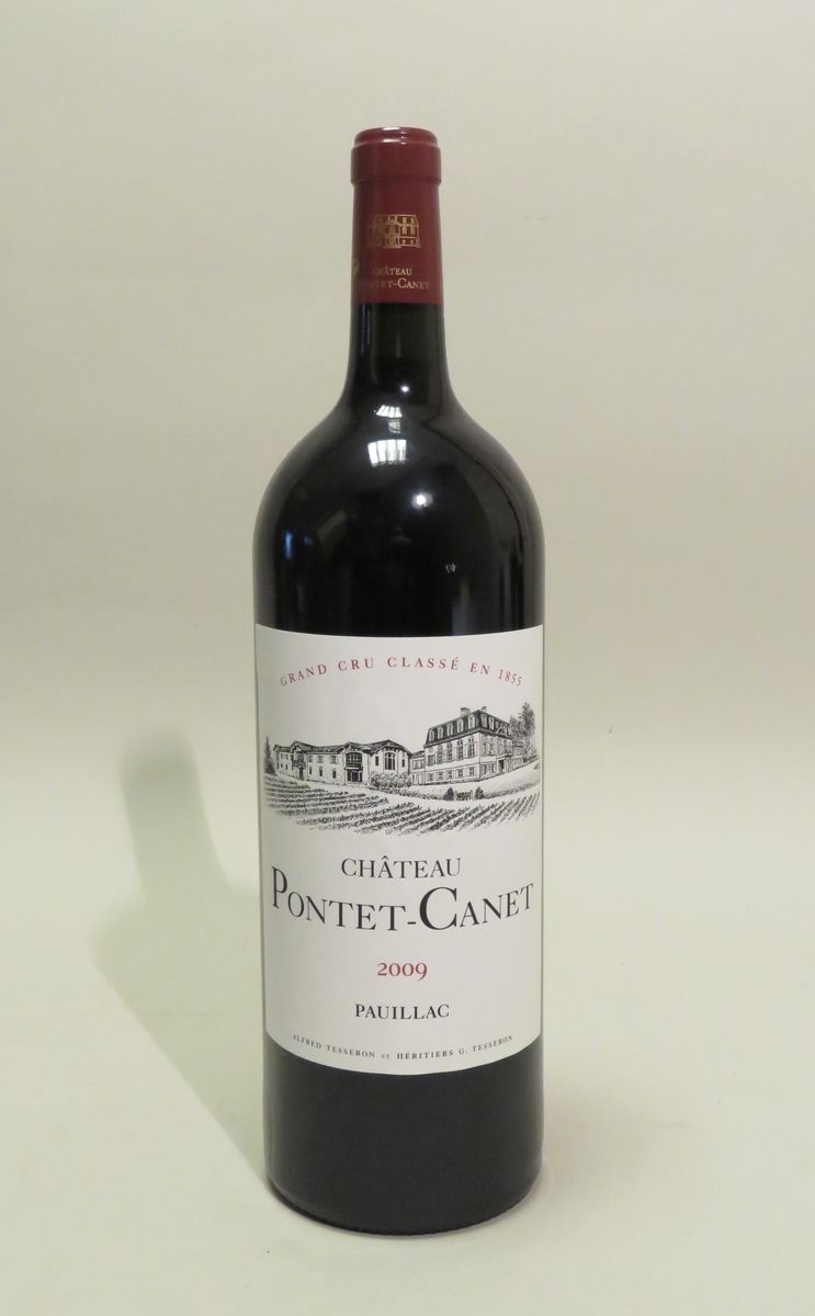 Null Pontet-Canet酒庄，五级酒庄，Pauillac，2009年份。1 MAG (Niv. Good).