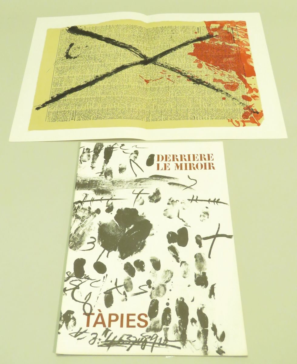 Null BEHIND THE MIRROR: "TAPIèS", N°175, 1968. In-Folio in sheets, MAEGHT, publi&hellip;