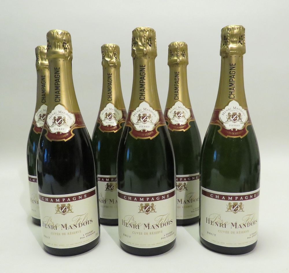 Null Henri Mandois, Père & Fils, Cuvée de Réserve, Brut, 非年份香槟。6个BTLS。除了投标之外，还有1&hellip;