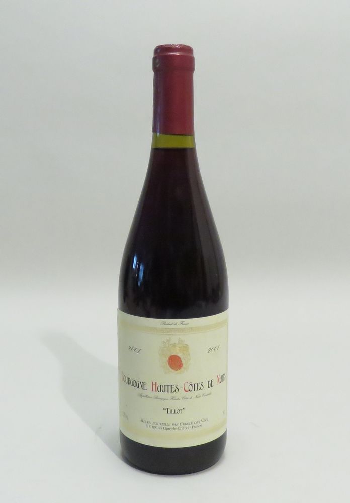 Null Bourgogne Hautes-Côtes De Nuits, Tillot, Bourgogne, millésime 2001. 1 BTL (&hellip;