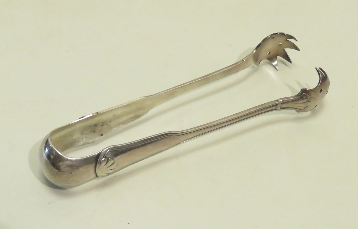 Null Goldsmith : FELIX, Brothers. Very important silver plated ice tongs, decora&hellip;