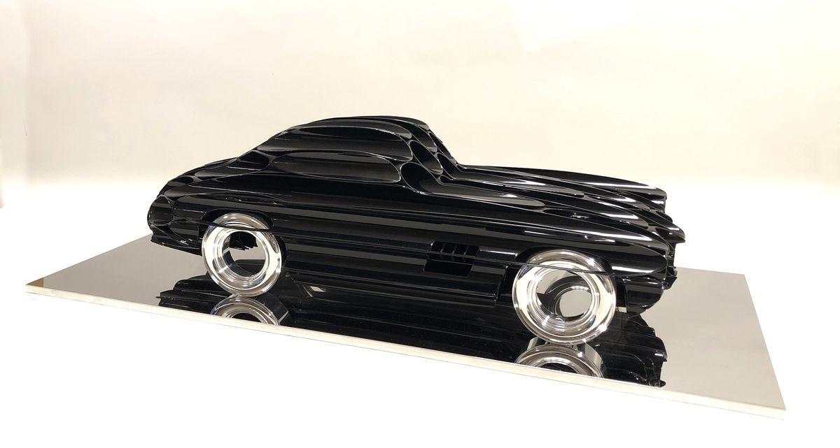 Null Antoine DUFILHO (nato nel 1987). "Mercedes 300 SL Butterfly". Scultura in a&hellip;