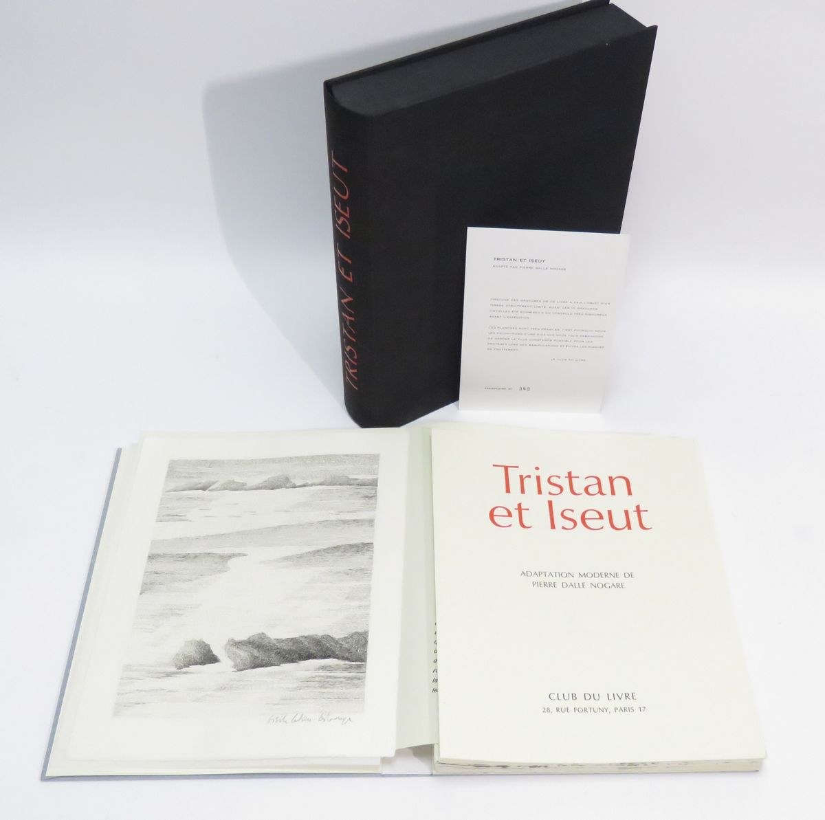 Null TRISTAN ET ISEUT, Adaptation Moderne De Pierre DALLE NOGARE. In-folio en fe&hellip;
