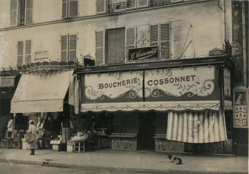 ALEXANDRE TRAUNER (1906-1993) La Boucherie Cossonnet (premiers repérages dans Pa&hellip;