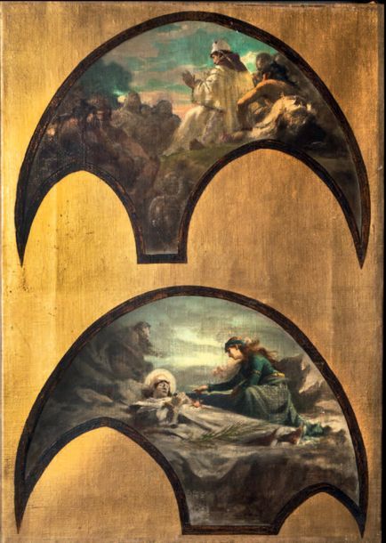 Théobald CHARTRAN (1849-1907) 
Esquisses pour l'histoire de Saint-Saturnin, étud&hellip;