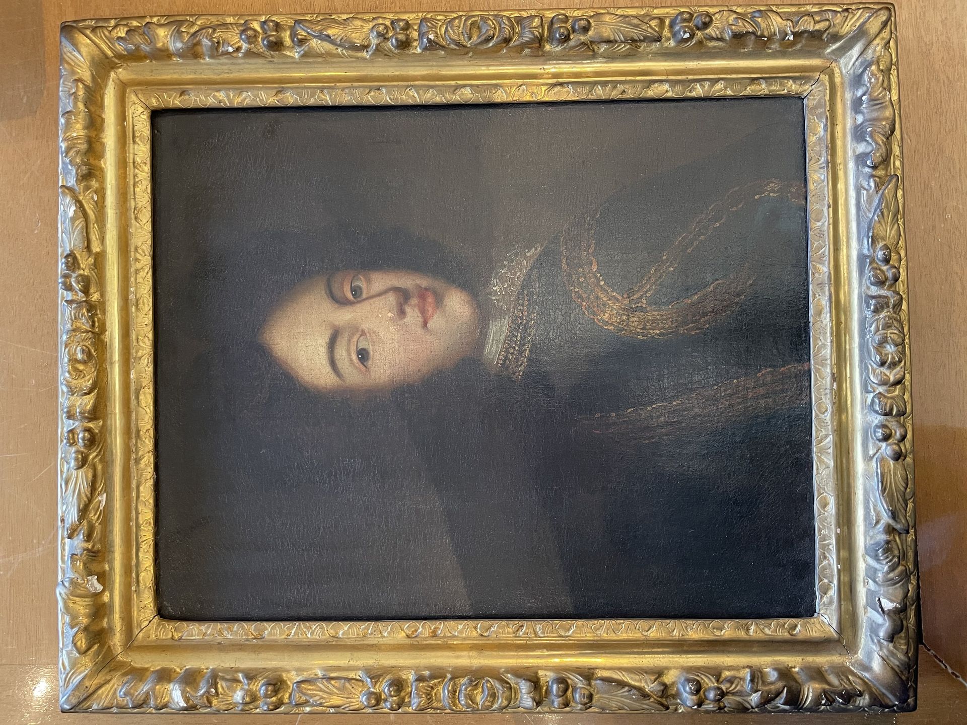 École française vers 1700, entourage de François de Troy 
推测的普罗托男爵和男爵夫人的肖像画 两幅油画&hellip;