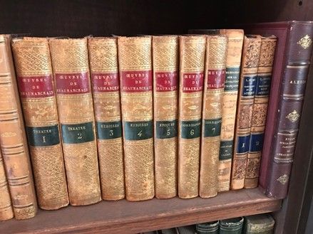Null Set of 18th century bound books
Corneille, Beaumarchais and miscellaneous
