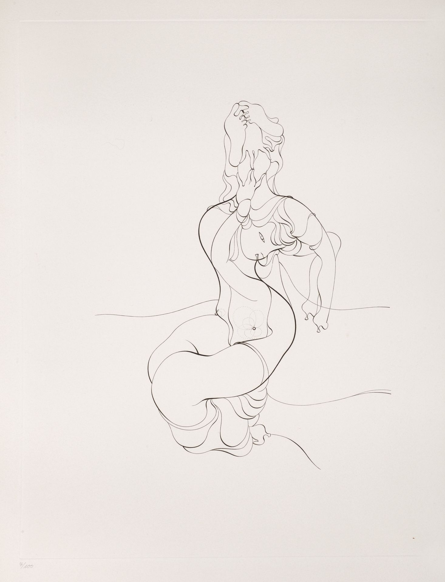 BELLMER Hans. 形象的变形。原有签名的蚀刻版。巴黎，安德烈-弗朗索瓦-佩蒂特画廊，1967年。47,5 x 42厘米，在passe-partout下&hellip;