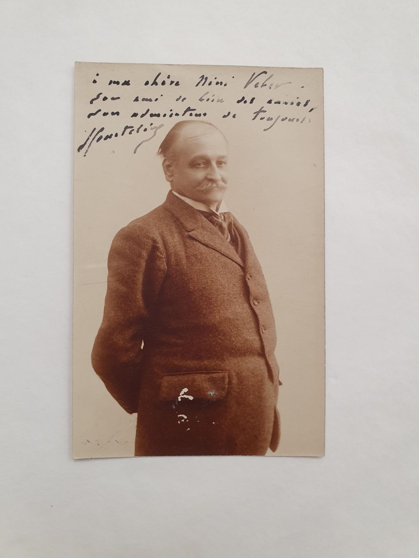 COURTELINE (Georges) romancier et dramaturge français (1858-1929). Autographed p&hellip;