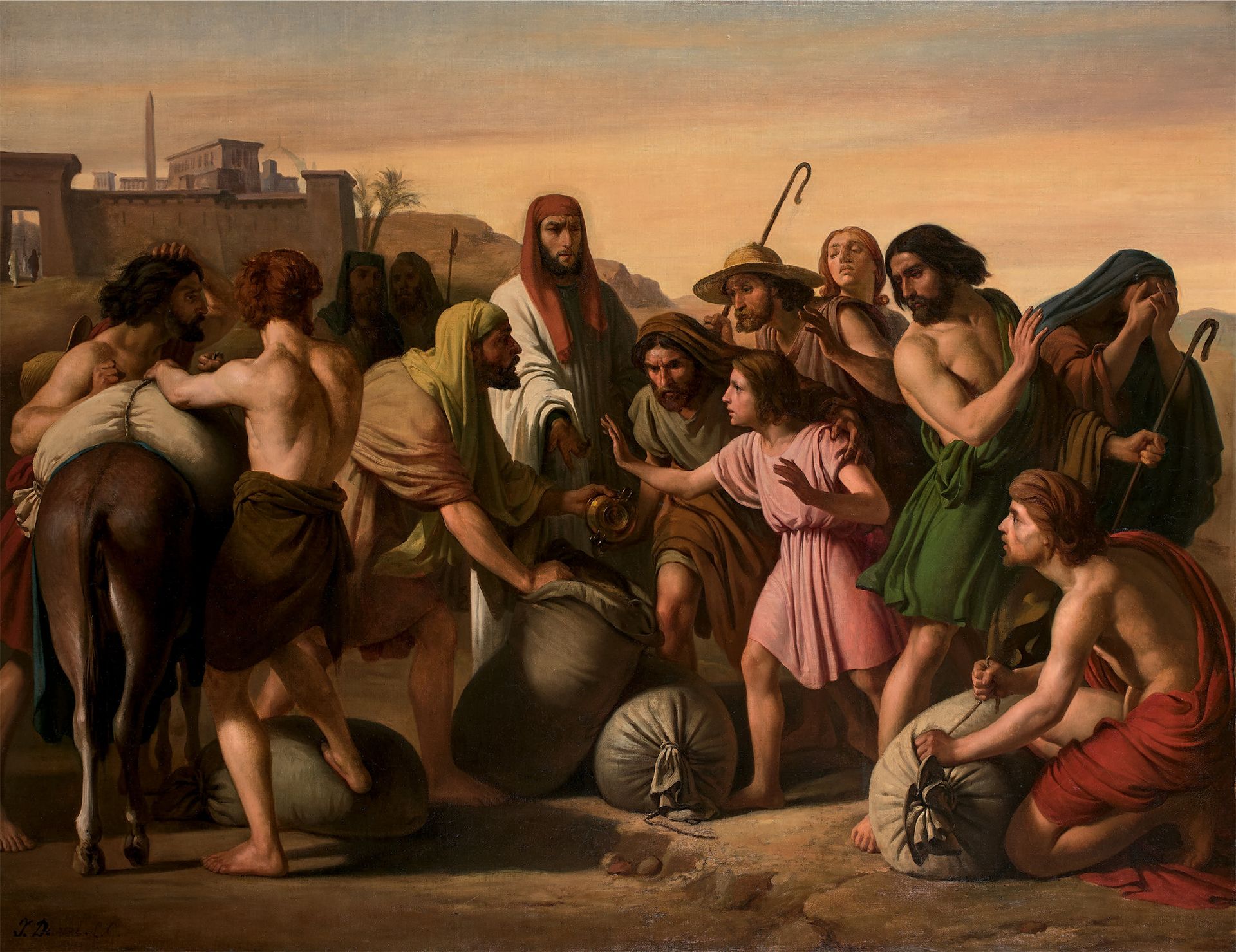 Jules Alexandre DUVAL-LE CAMUS (1814-1878) La coupe de Joseph trouvée dans le sa&hellip;