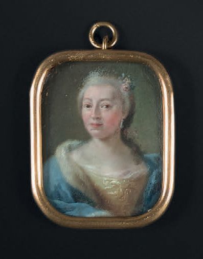 École française milieu du XVIIIe siècle, d'après NATTIER 
Portrait of Madame Eli&hellip;