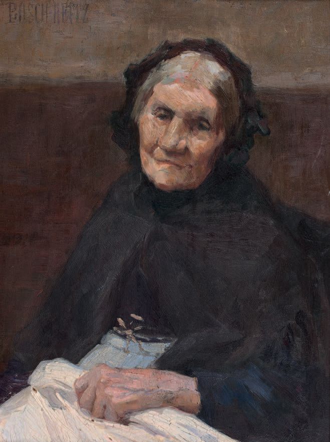 Sigisbert Chrétien BOSCH-REITZ (1860-1938) 女人的肖像
板上油画
左上角签名 37.5 x 27 cm