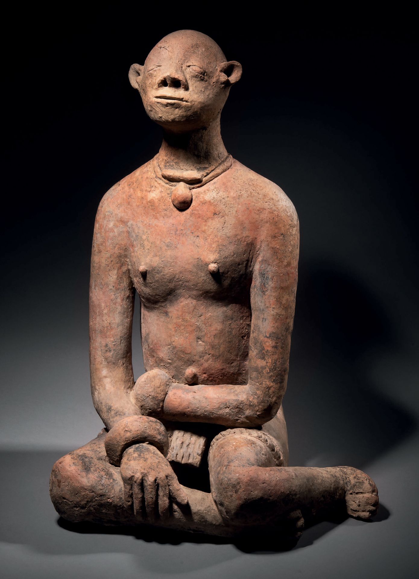 Null Ɵ Large seated figure Djenne,Inner Niger Delta, Mali Time period: 1100/1400&hellip;