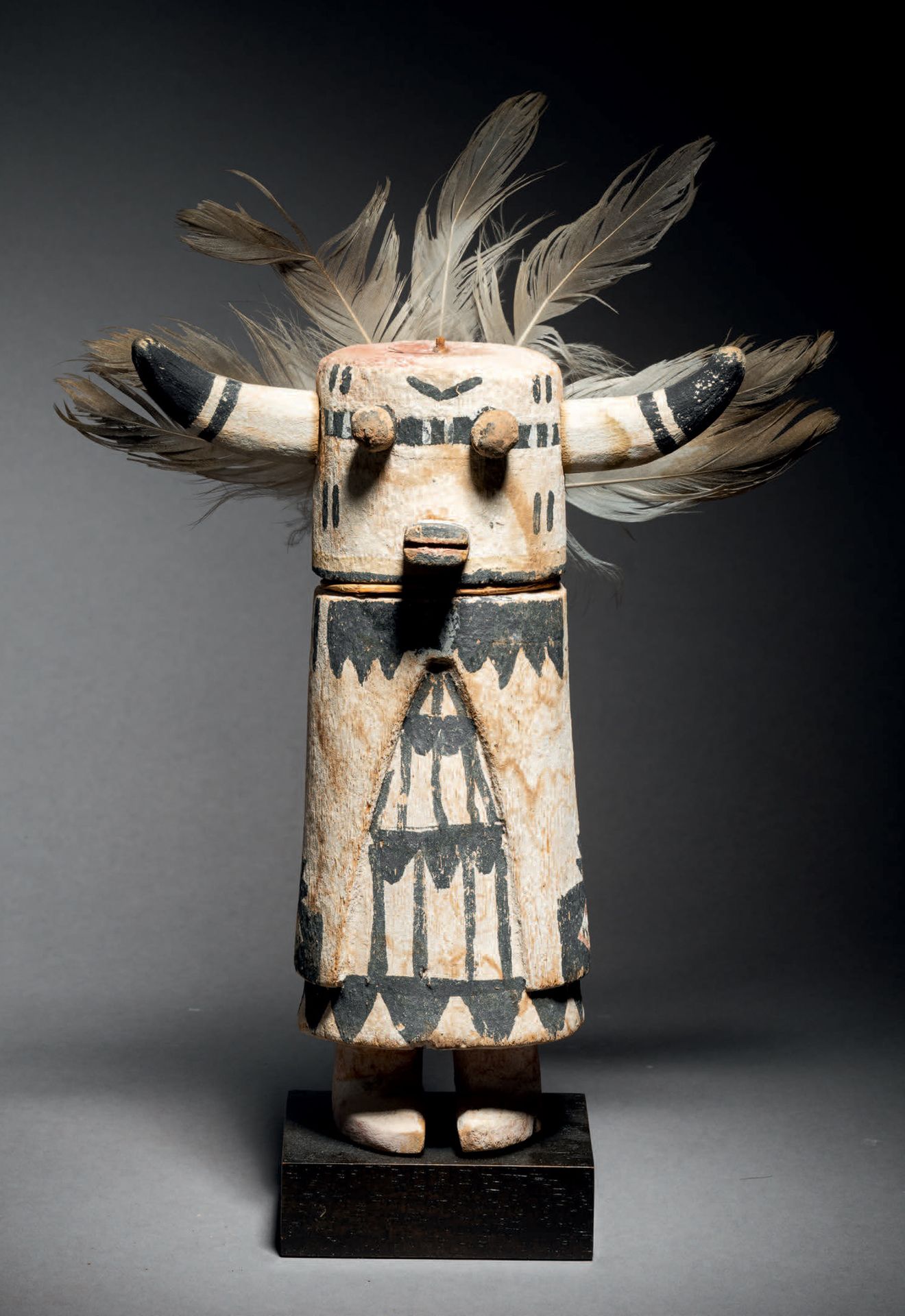 Null Rain Messenger Kachina, Sio Shalako Katsina,
Hopi, Arizona, USA
Circa 1900
&hellip;