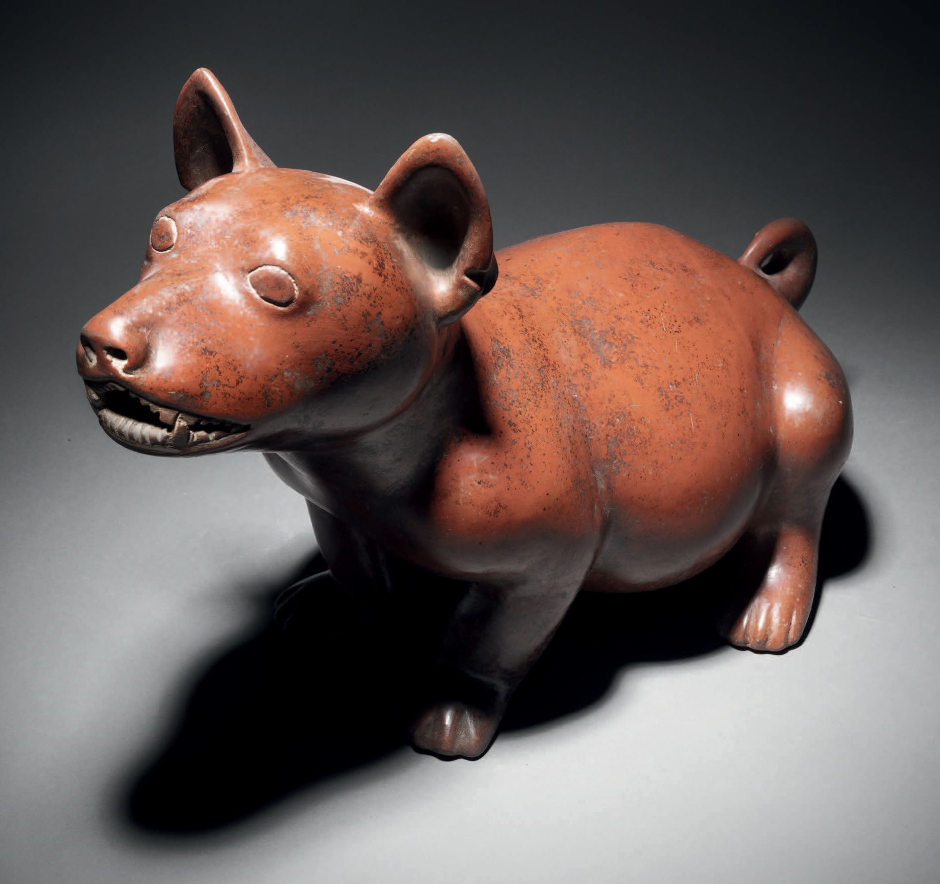 Null SITTING DOG Colima culture, Western Mexico
Protoclassic, 100 B.C.-250 A.D.
&hellip;