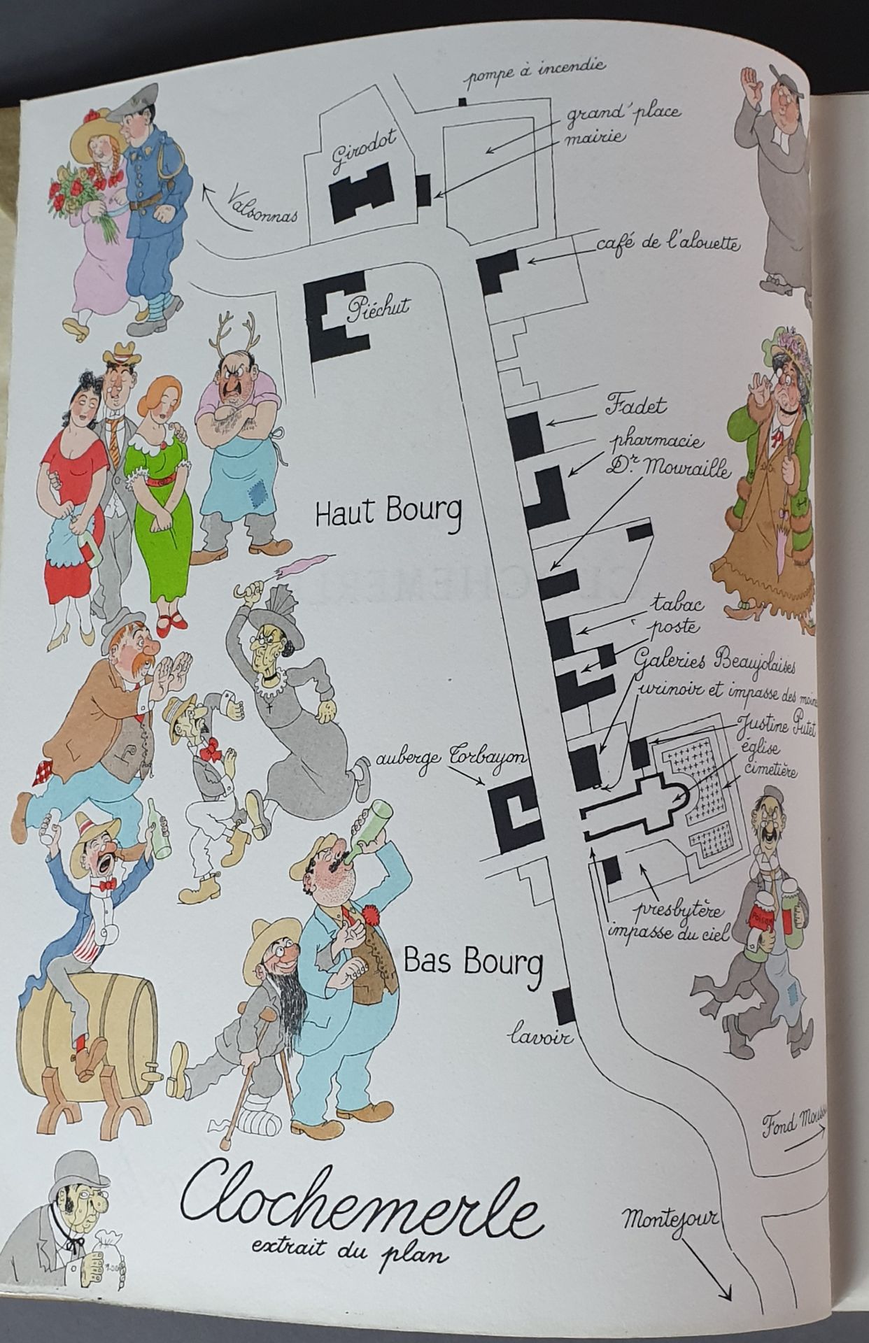 Null CHEVALLIER（加布里埃尔）。克罗切默尔。巴黎，Ernest Flammarion, 1946。4开本，平装，插图封面，书皮。杜布特的彩色插图。&hellip;