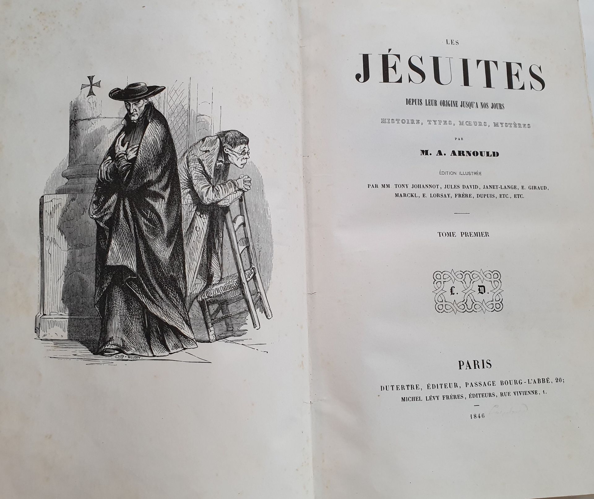 Null ARNOULD (Auguste). Los jesuitas desde su origen hasta nuestros días. Histor&hellip;