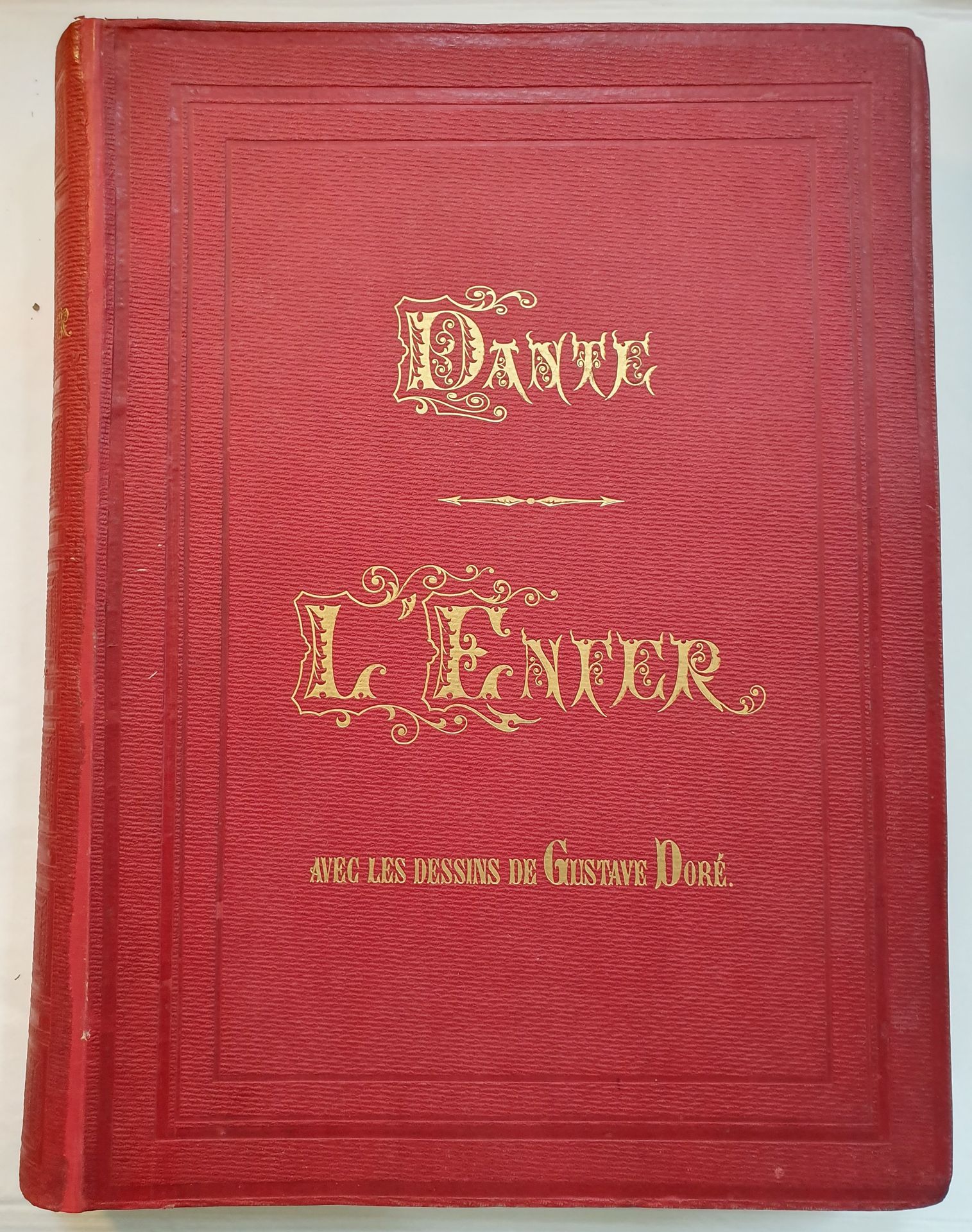 Null DANTE. La Divine comédie. Paris, Hachette et Cie, 1868. 2 Bände in-folio, r&hellip;